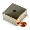 Neodymium Block Countersunk Magnet