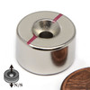 5/8"x 3/8" Neodymium Disc Magnet w/6 Countersunk Hole on Both Sides