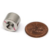 1/2"x 3/8" Neodymium Disc Magnet w/6 Countersunk Hole on Both Sides