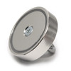 Stack of 150 lb holding power neodymium pot magnets