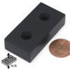 N52 Neodymium Block Magnet 2x1x1/2 Plastic Coated
