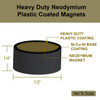 Strong rare earth magnet for industrial use