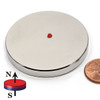 Neodymium Disc Magnets Dia 2 x 1/4"