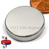 N45 Neodymium Magnet 1x2 inch x 1/10 inch with 18.6 LB Pull