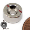 Neodymium Disc Magnets with countersunk Holes