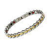 Magnetic Butterfly Ankle Bracelet in Silver & Gold Stainless Steel