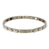 Magnetic Therapy Ankle Bracelet By Novoa, Women's Magnetic Ankle Bracelet in Silver Stainless Steel 12,800 Gauss