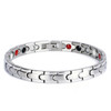 Magnetic Bracelet Novoa Women's Quad-Element Two-Tone Silver - B101