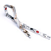 Magnetic  Bracelet Novoa Men's Quad-Element Titanium Rose Gold & Silver B234M