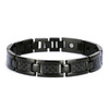 Magnetic Bracelet Novoa Men's  Black Titanium  B503QD