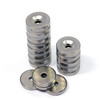 Backside view of N52 Neodymium Disc Magnet showing robust construction