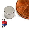 NdFeB Magnets N42 1/4"x3/16" Neodymium Rare Earth Disc Magnet