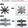 Therapeutic ferrite magnets in industrial application for holding tools