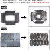 Pack of 12 strong C8 ceramic blocks with dimensions labeled 1-7/8 x 7/8 x 3/8 inches