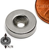 N45, Neodymium Disc Magnet, NdFeB, Nd Magnets, Countersunk Magnets, Magnet Fasteners