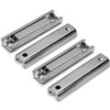 4 pack of neodymium channel magnets, with countersunk holes