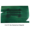Green magnetic field viewer 6 inch square – high-contrast display of magnetic flux lines and pole distribution