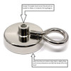 High Pull Force Fishing Magnet with Eyebolt for Easy Attachment