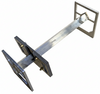 Quick-clean wiper design on a 24-inch NeoDitch magnet for fast removal of ferrous metal debris