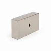 Side profile view showing 3/4 inch thickness of N42 neodymium block magnet
