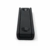 Dimensional view of 60x13.5x5 mm black epoxy neodymium channel magnet showing steel channel enclosure and mounting holes