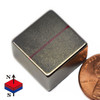 3/4x3/4x1/2" Block Magnet