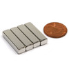 1"x3/16"x1/4" Neodymium Rare Earth Block Magnet /w Poles on Sides