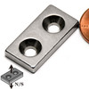 Versatile Countersunk Neodymium Block Magnet for Secure Applications