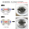 High-grade NdFeB cube magnet in educational demo with iron filings