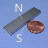 N45 Neodymium Bar Magnet 2x1/2x1/8", 14LB Pull, Strong Rare Earth Magnet