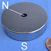 N42 Ring Magnet OD 2 x ID 1/4 x 1/2" Neodymium Magnet