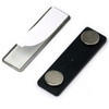 Name Badge Magnets - 100-Piece Set with 3M Adhesive and Stainless Steel Backing