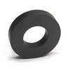 Close-up view of the Grade 8 Ceramic Ring Magnet showing OD45 x ID22 x 8mm dimensions