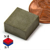 Block SmCo Magnets SmCo Magnets Block 1/2X1/2X1/4" Samarium Cobalt Magnets 608 F Temperature