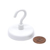 Ceramic Magnetic White Hook