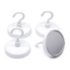 Ceramic Magnetic White Hook