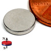 N35 Neodymium Disc Magnet 3/8"x1/16" with 6 LB Pull Force