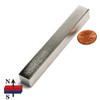 Close-up of N52 bar magnet design