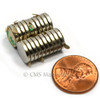Adhesive Neodymium Magnets N45 Neodymium Disc Magnets 10 mm x 1 mm w/ 3M Adhesive