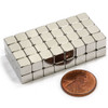 N42 Neodymium Cube Magnet in use for various industrial and DIY applications