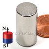 N52 neodymium cylinder magnet 1/2x1 inch