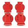 4 ct. Magnetic Clips for Cabinet or Magnetic Whiteboard Single Color