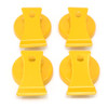 4 ct. Magnetic Clips for Cabinet or Magnetic Whiteboard Single Color