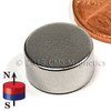 N45 1/2"x1/4" Neodymium Rare Earth Disc Magnet (ND038-45NM) (