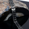 Magnetic Bracelet Novoa Men's Satin Titanium Magnetic Bracelet
