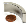 N42SH Neodymium Arc Magnet ID-North Pole