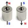 Industrial Strength Cylinder Magnet 72lb Pull