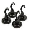 Neodymium Magnet Hook Black Color Powder Coated