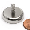 Neodymium Cup Magnet 1" Diameter with 39 LB Pull Strength