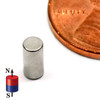 N52 neodymium cylindrical magnet ultra-strong 1/8x1/4 2.5 LB pull durable rare earth magnet for versatile use